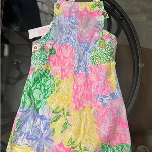 NWT Lilly Pulitzer Multicolor Floral Varney Overall Dress